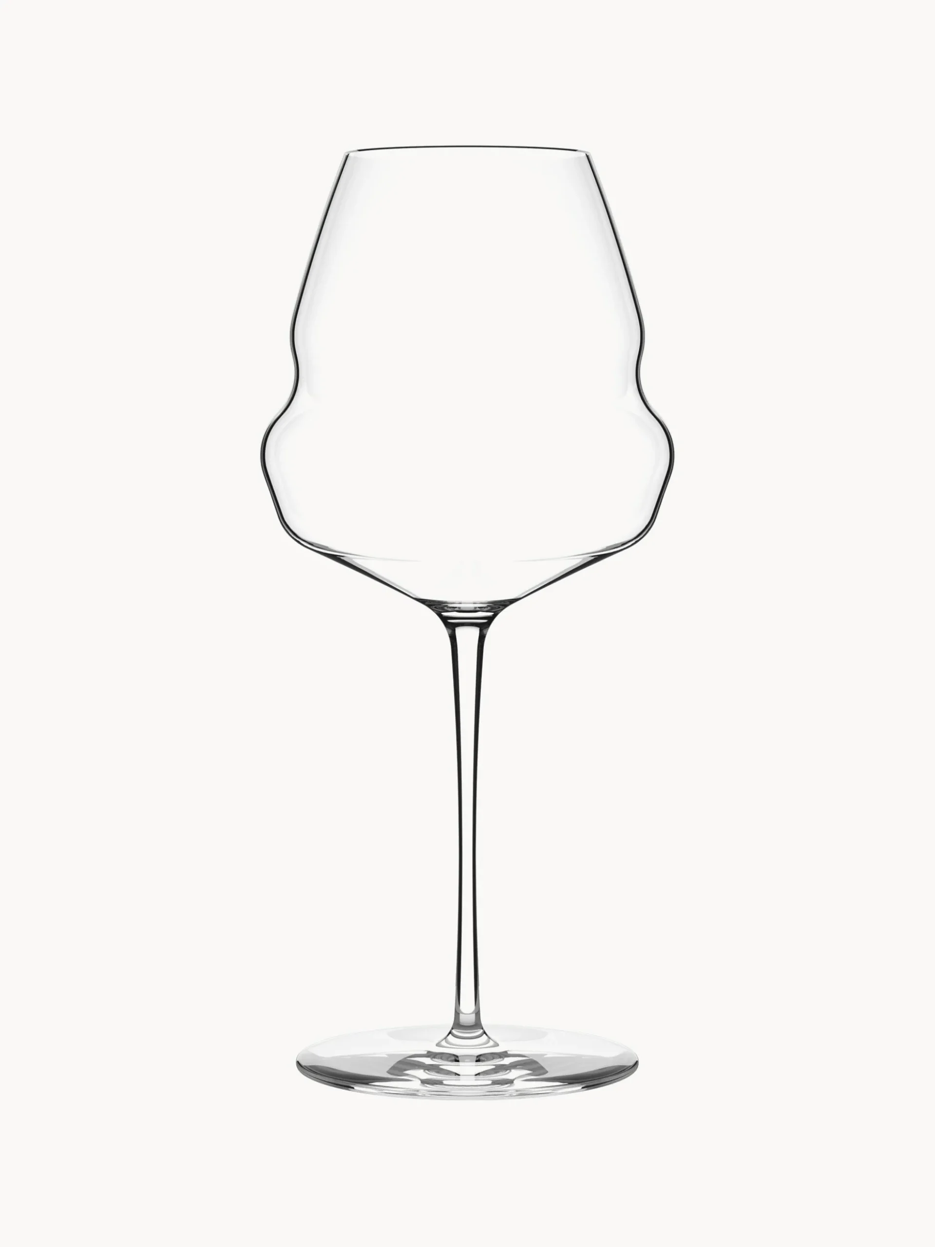 Set di 6 bicchieri da vino rosso in cristallo Cocoon