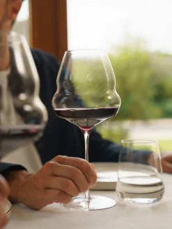 Set di 6 bicchieri da vino rosso in cristallo Cocoon