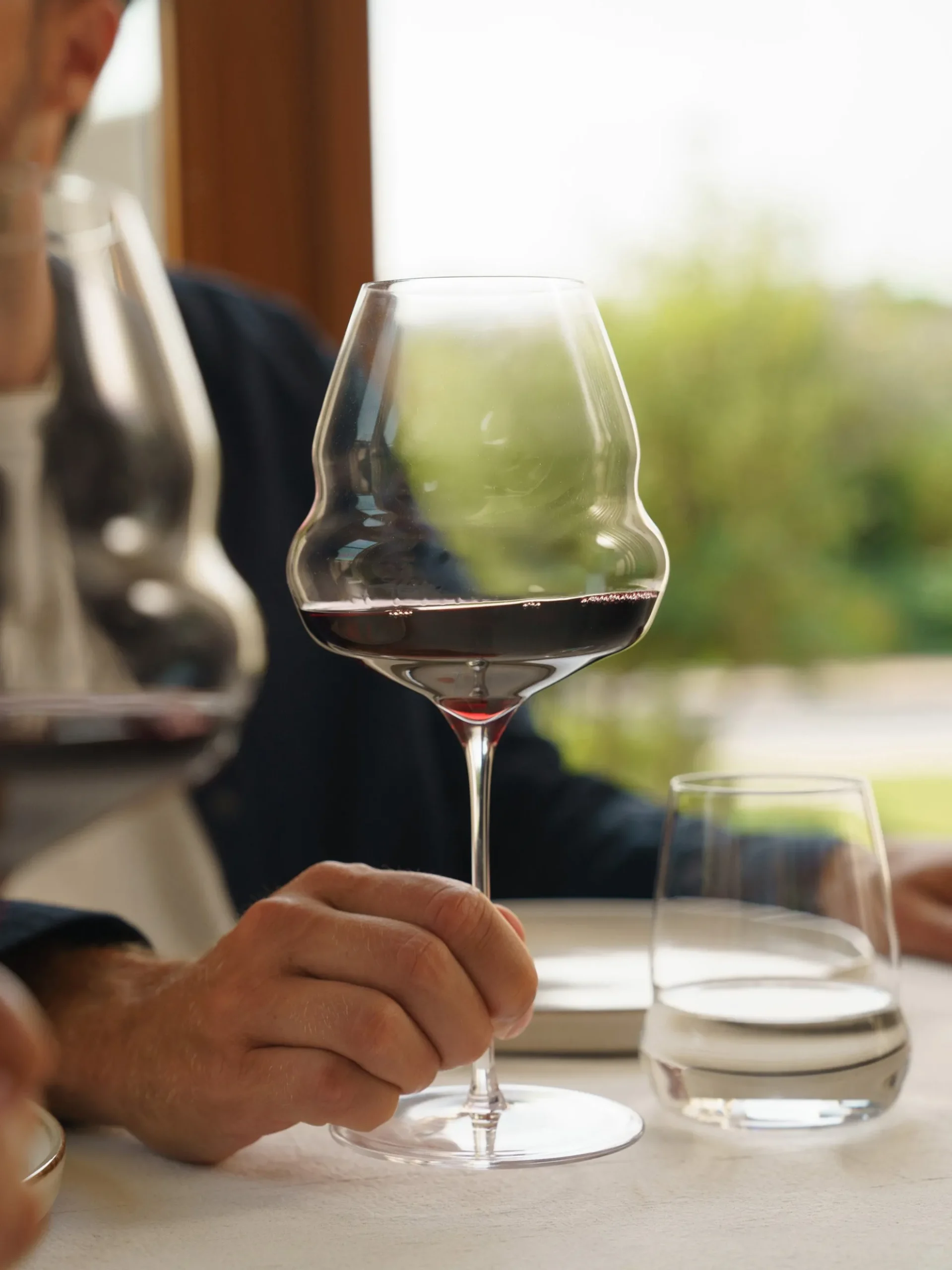 Set di 6 bicchieri da vino rosso in cristallo Cocoon