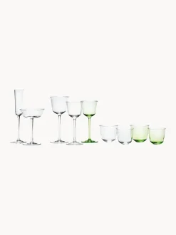 Set di 4 bicchieri da vino rosso in cristallo soffiato Grace