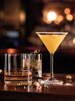Set di 4 bicchieri da whisky in cristallo Echo