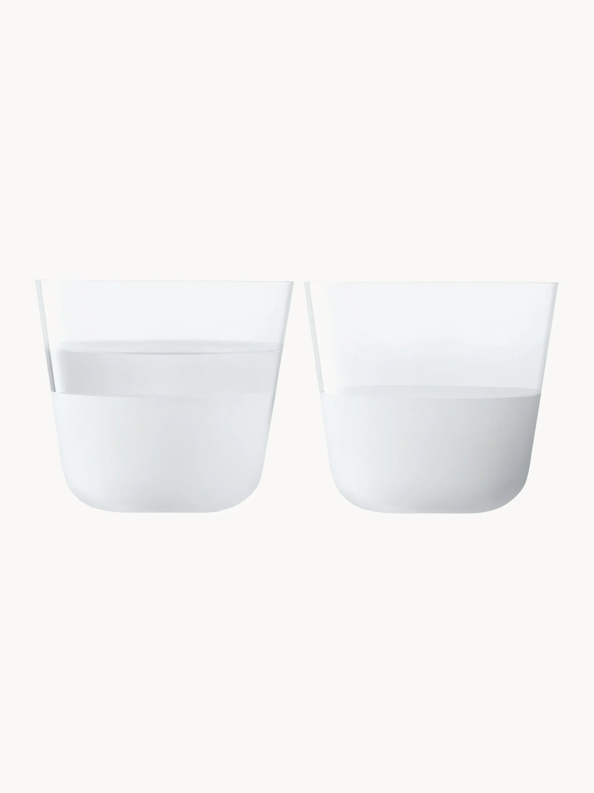 Set di 2 bicchieri dipinti a mano Arc