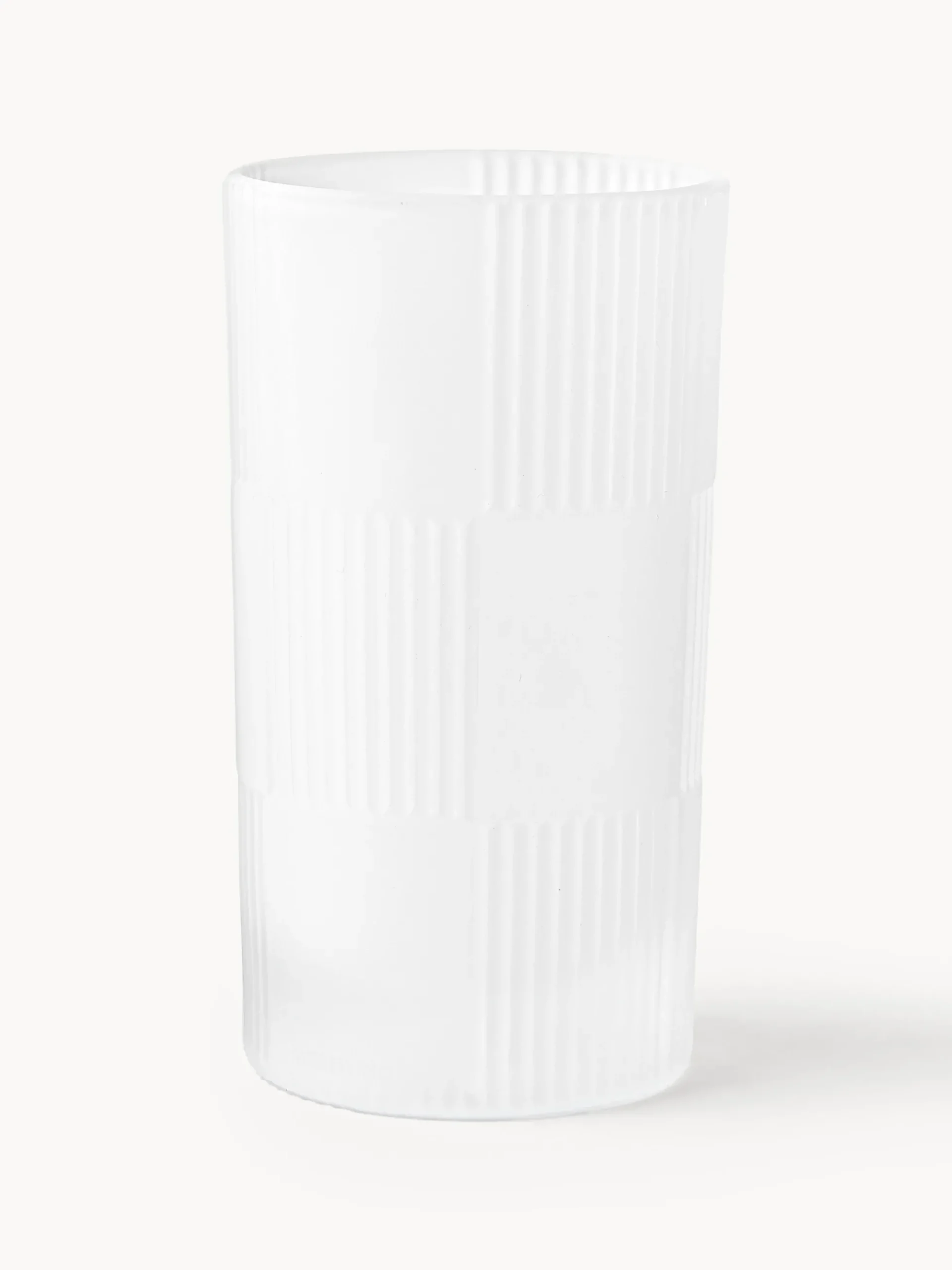 Set di 4 bicchieri highball con motivo in rilievo Bicchi