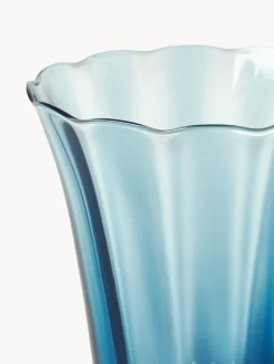 Set di 4 bicchieri in vetro soffiato Tulya