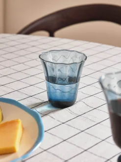 Set di 4 bicchieri in vetro soffiato Tulya