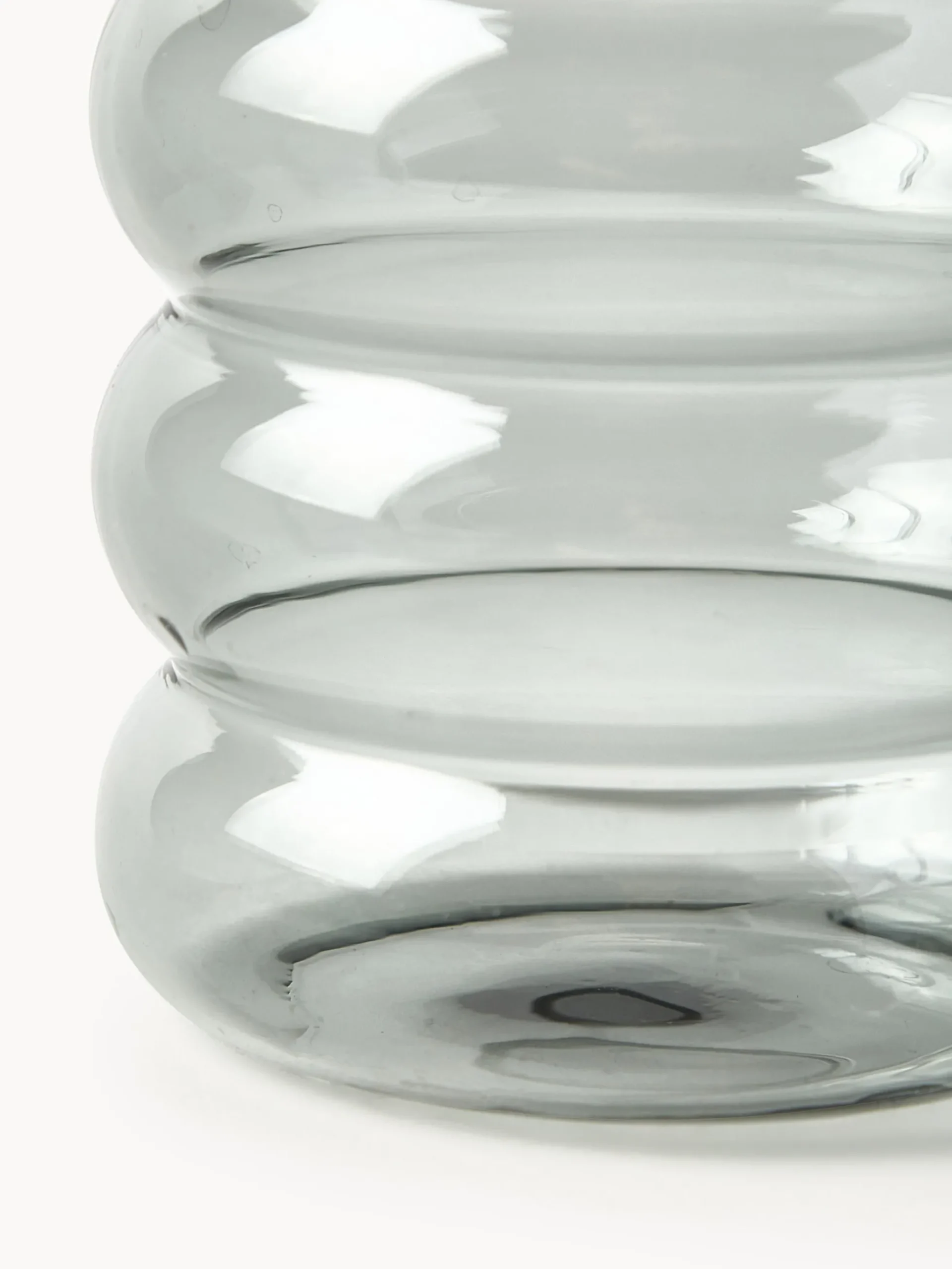 Set di 4 bicchieri in vetro soffiato borosilicato Bubbly