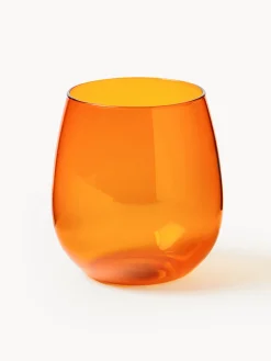 Set di 4 bicchieri in vetro soffiato Karisa