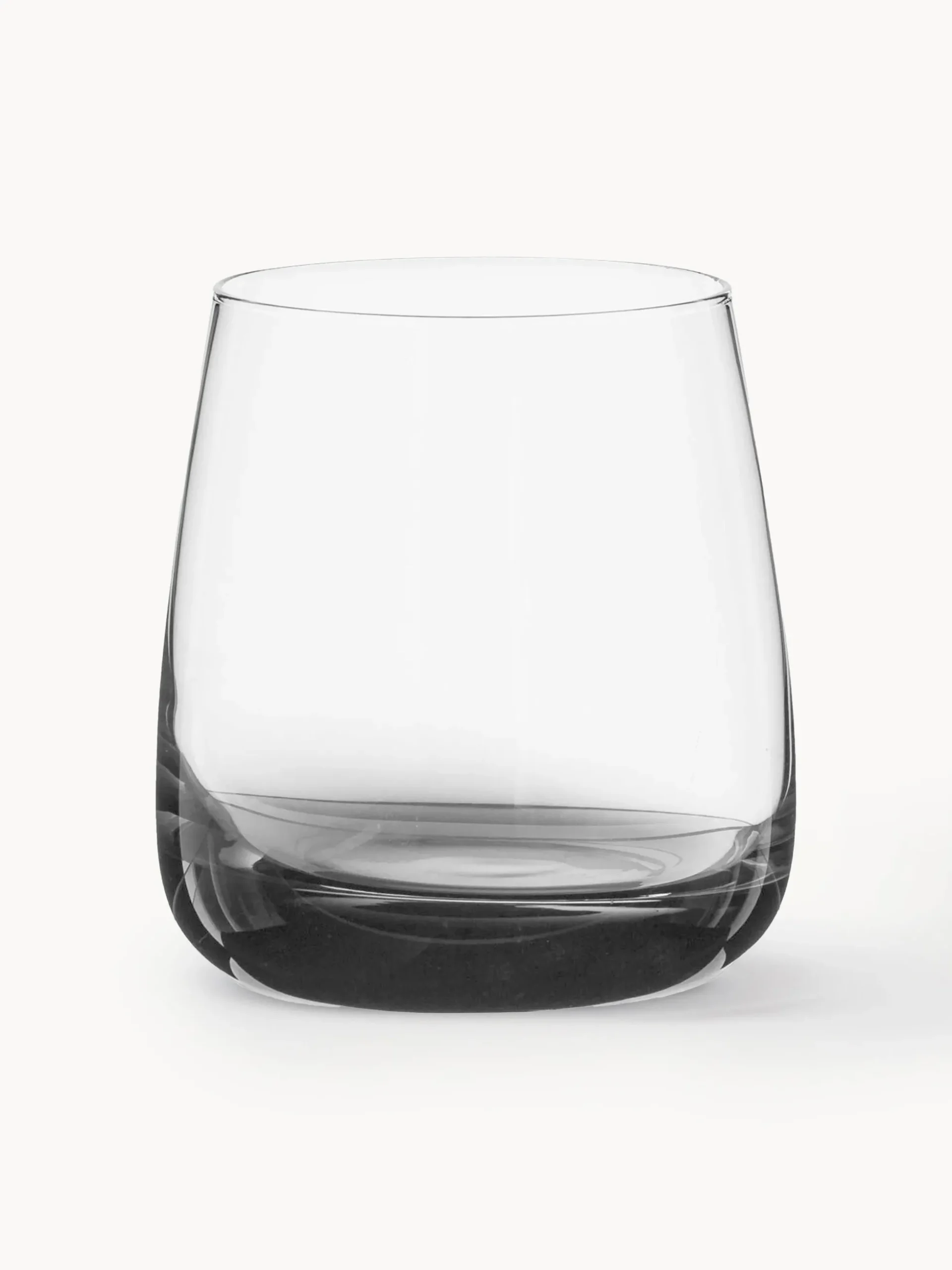 Set di 4 bicchieri in vetro soffiato Smoke