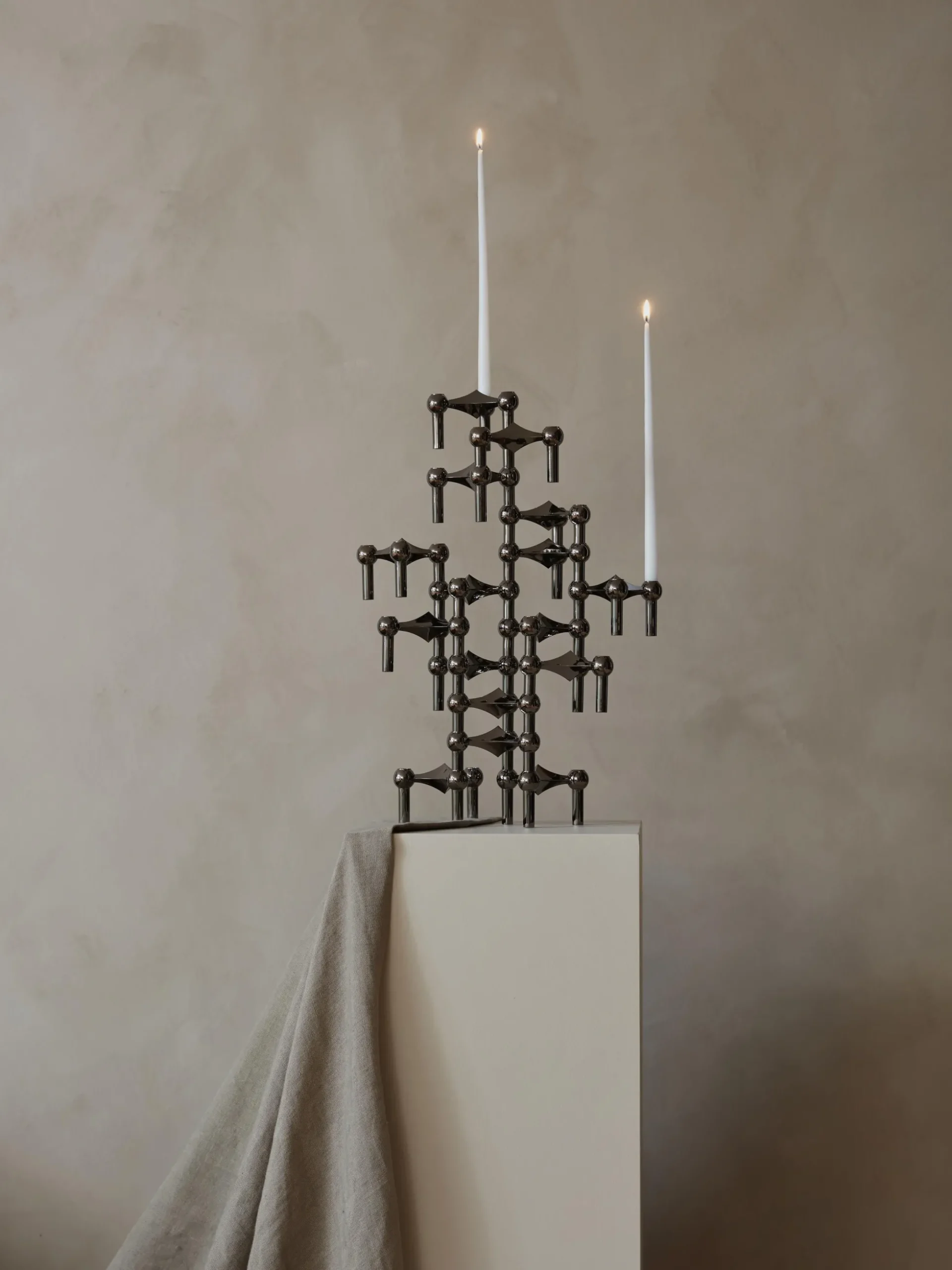Set di 3 candelabri Stoff Nagel