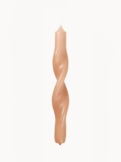 Set di 2 candele a bastoncino fatte a mano Twist