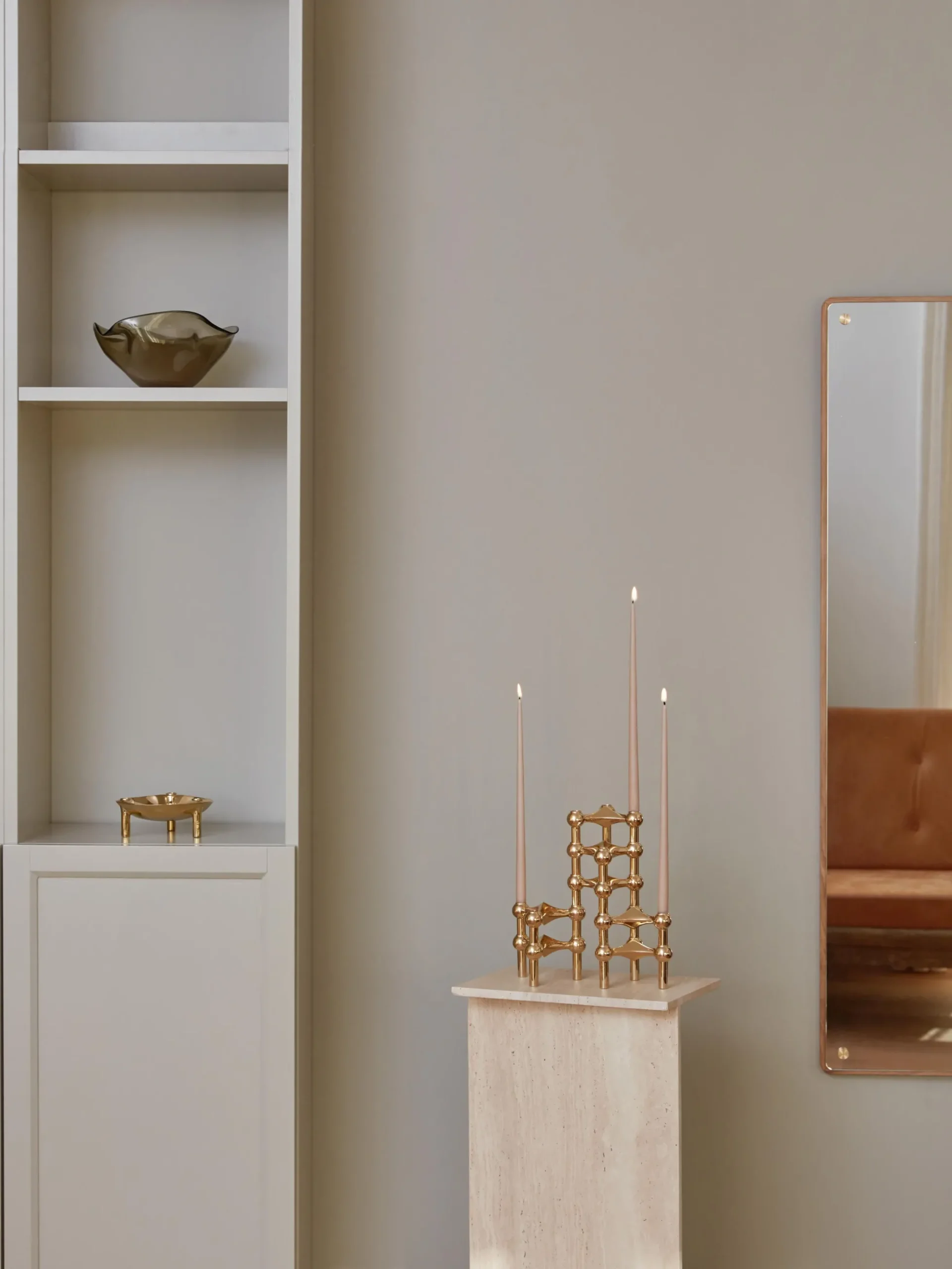 Set di 6 candele a bastoncino sottili Stoff Nagel