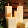 Set di 4 candele a blocco fatte a mano Clus