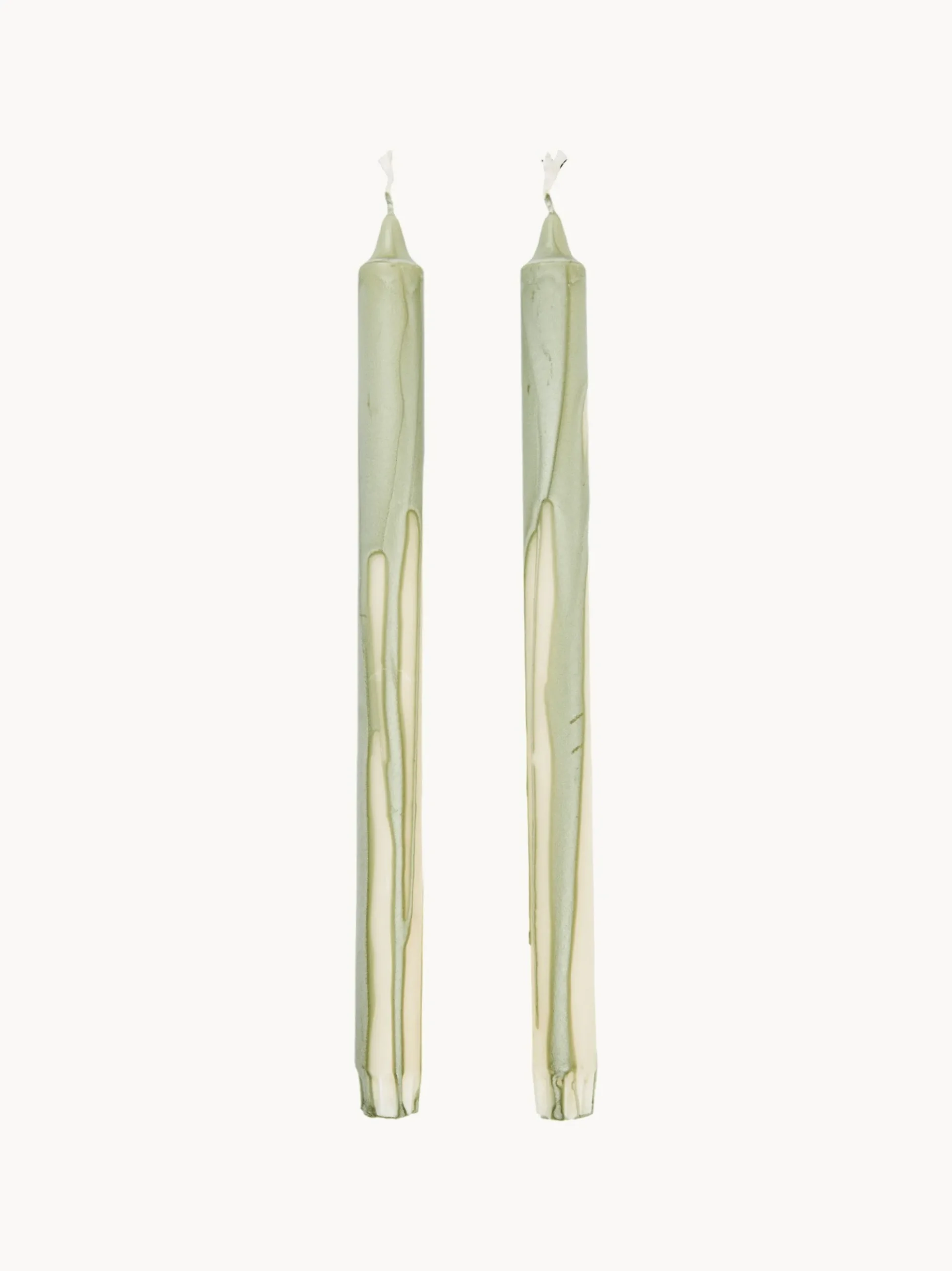 Set di 2 candele a goccia fatte a mano Dryp