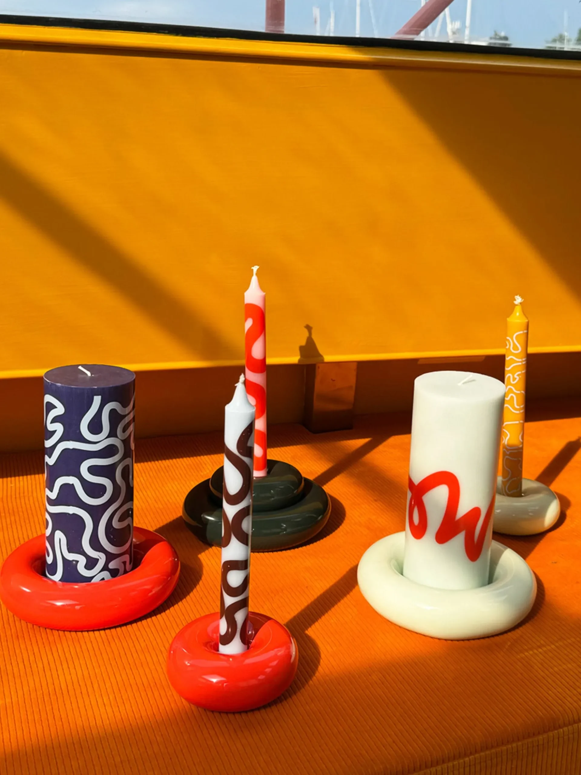 Set di 4 candele da tavolo New Ones