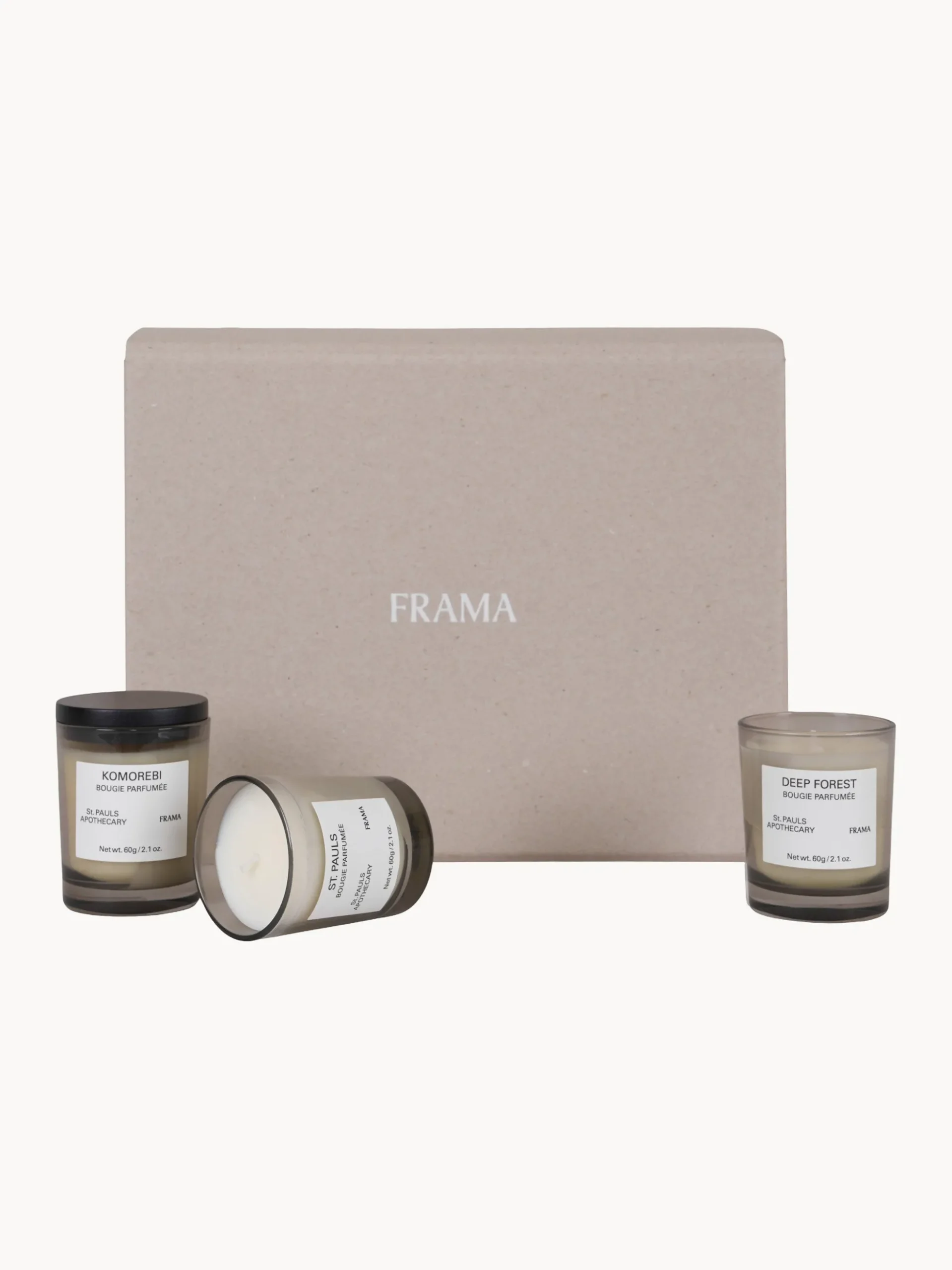 Set di 3 candele profumate Gift Box