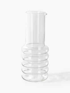 Set di caraffa e bicchieri in vetro soffiato Bubbly 5 pz