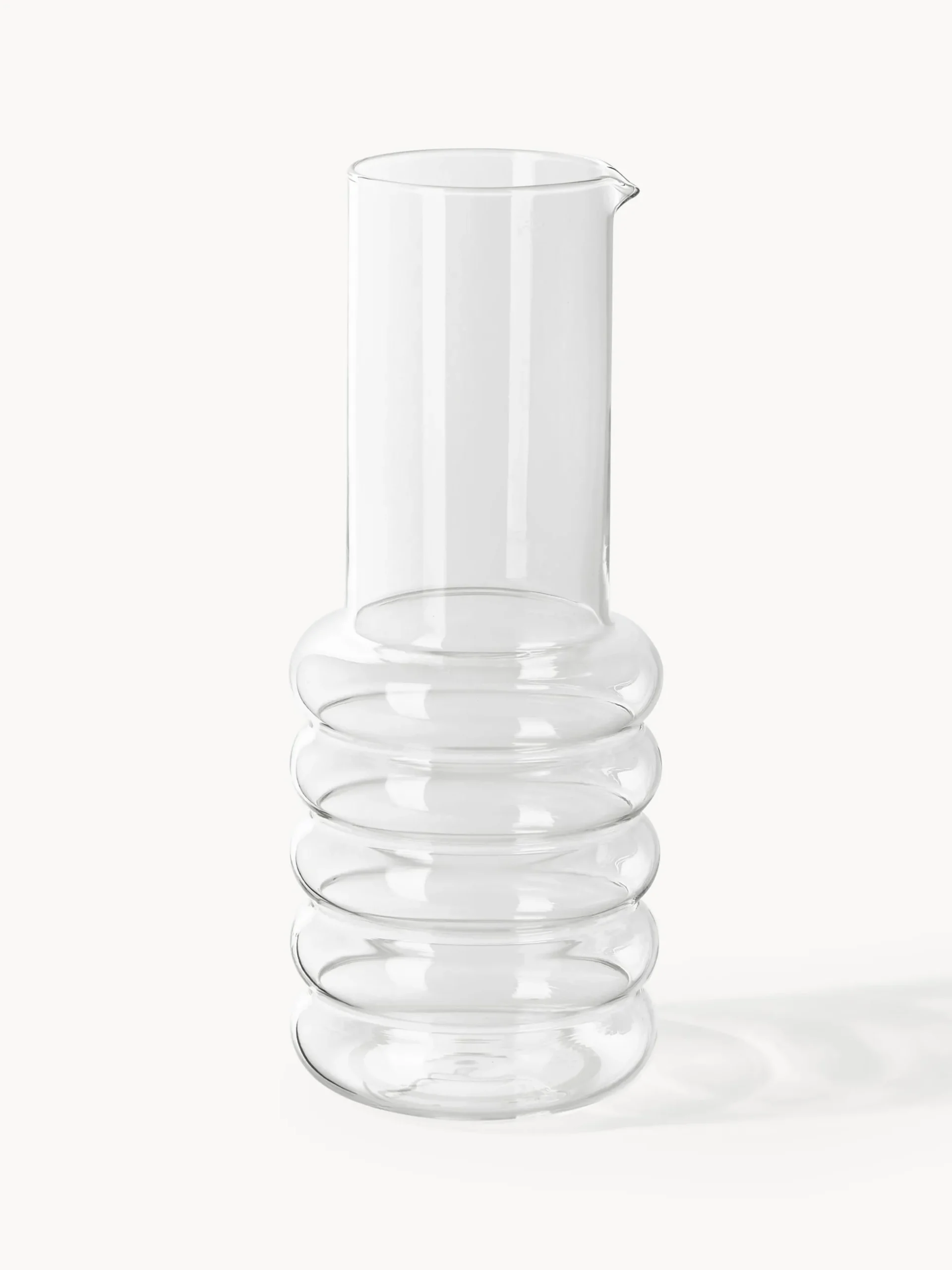 Set di caraffa e bicchieri in vetro soffiato Bubbly 5 pz