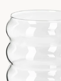 Set di caraffa e bicchieri in vetro soffiato Bubbly 5 pz