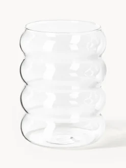 Set di caraffa e bicchieri in vetro soffiato Bubbly 5 pz