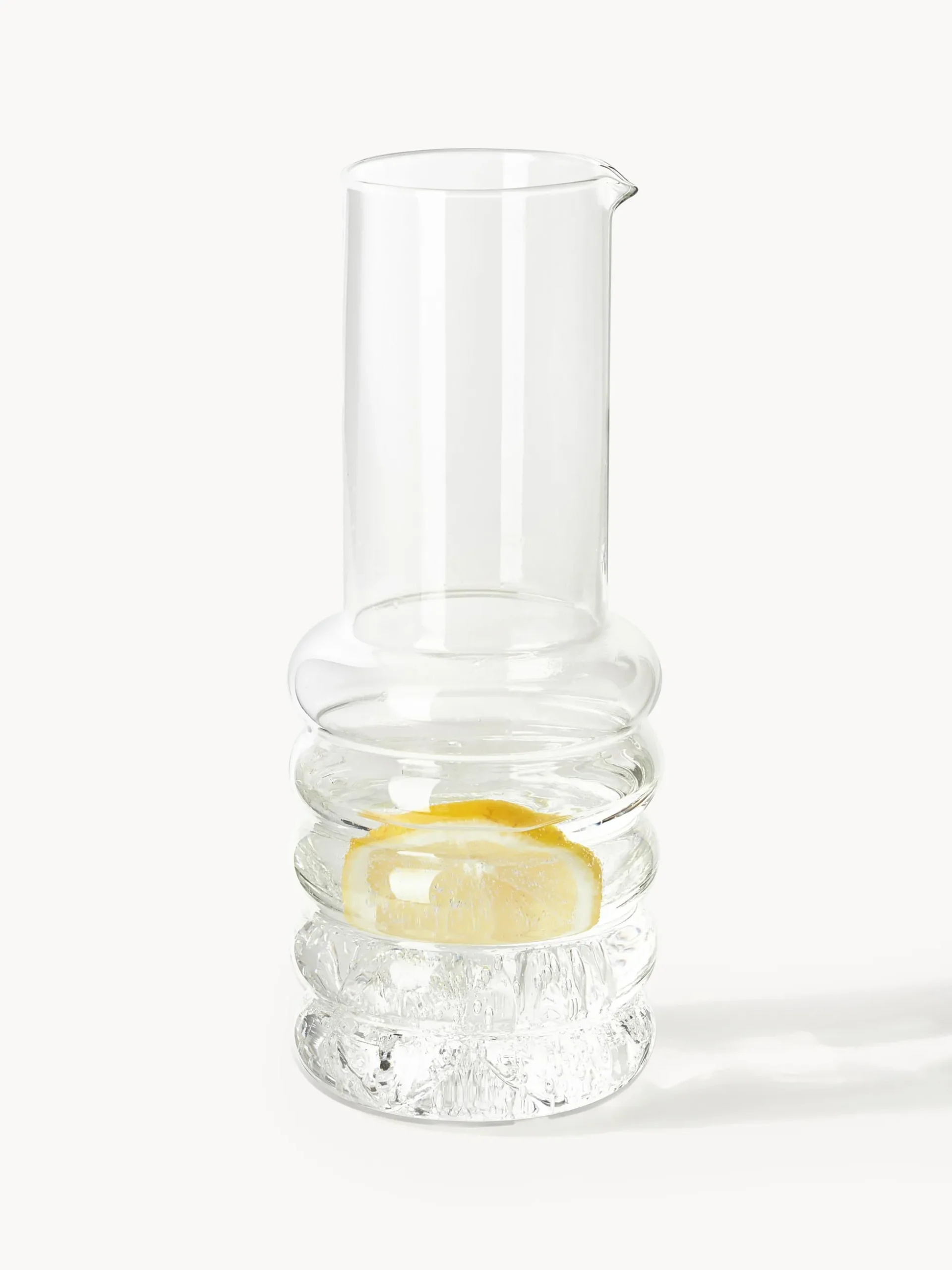Set di caraffa e bicchieri in vetro soffiato Bubbly 5 pz