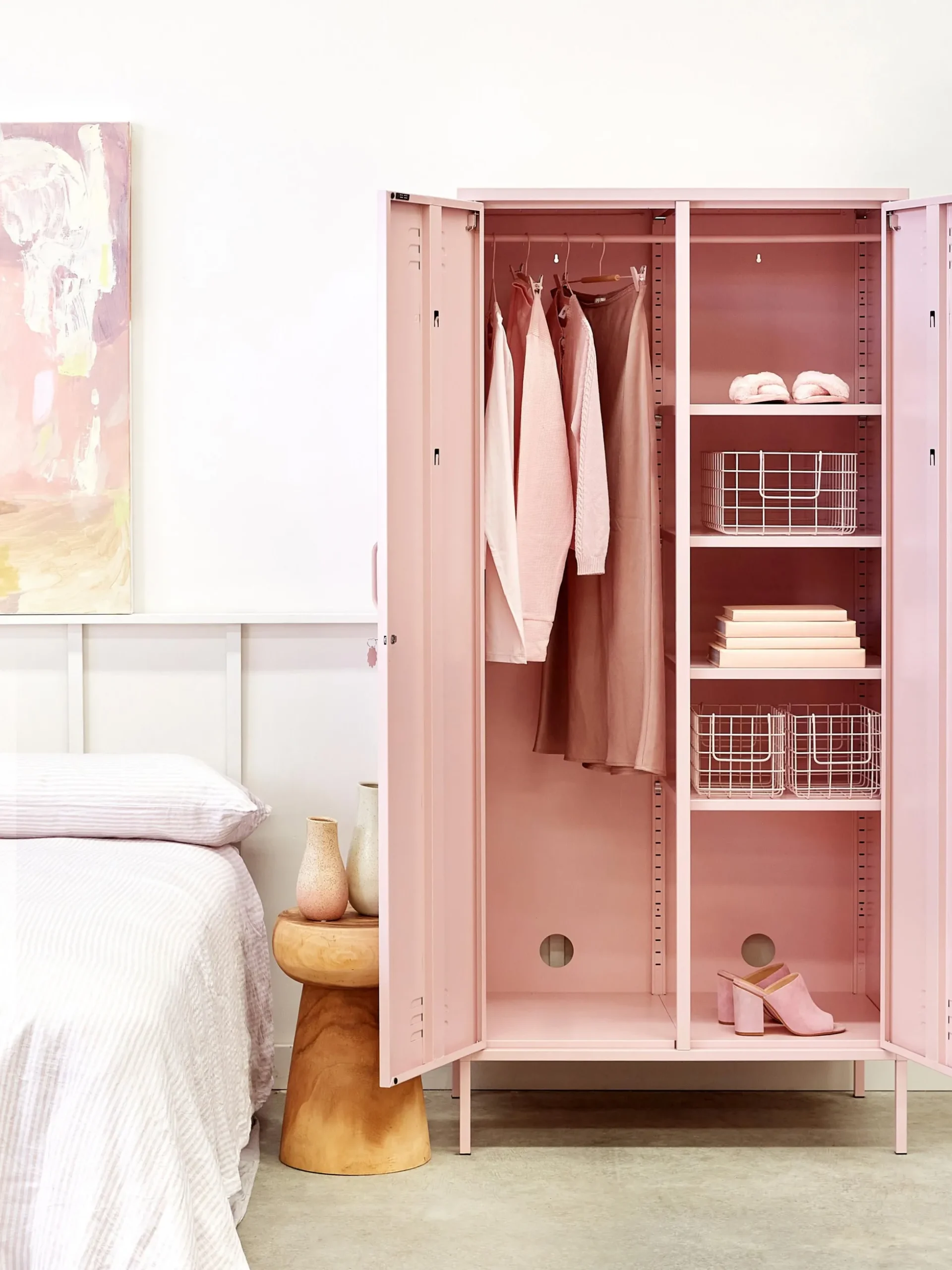 Set di 3 cestini in metallo The Baskets