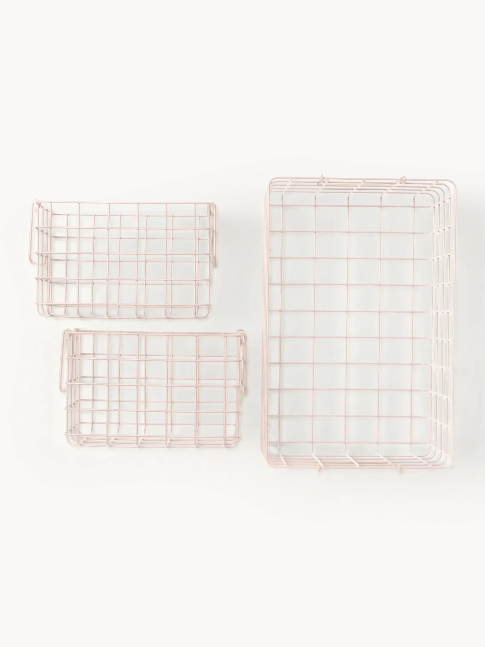 Set di 3 cestini in metallo The Baskets