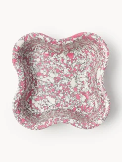 Set di 2 ciotole decorative in marmo tecnico Elara