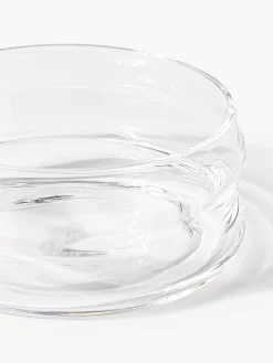 Set di 4 ciotole in vetro soffiato Bubbly