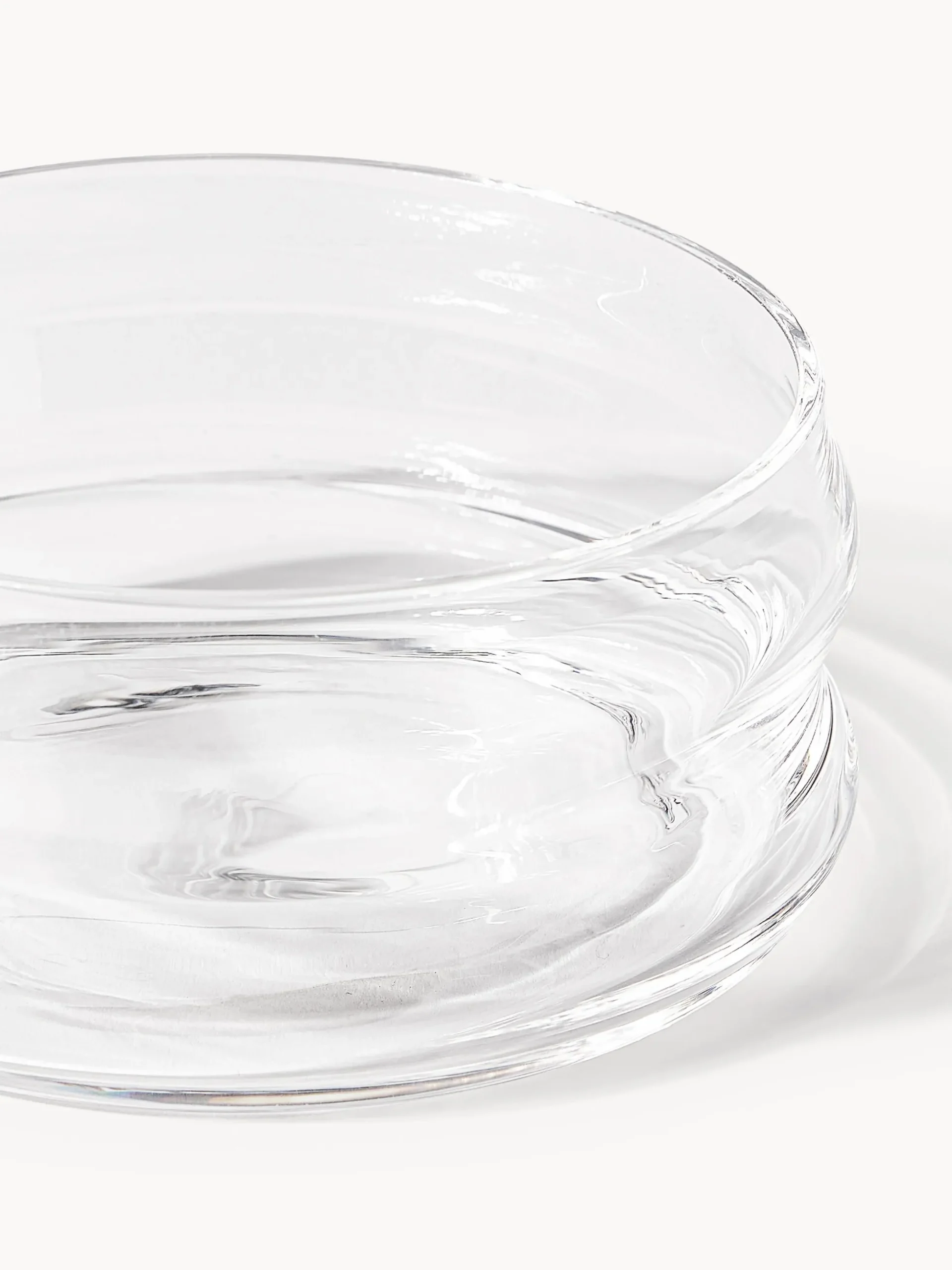 Set di 4 ciotole in vetro soffiato Bubbly