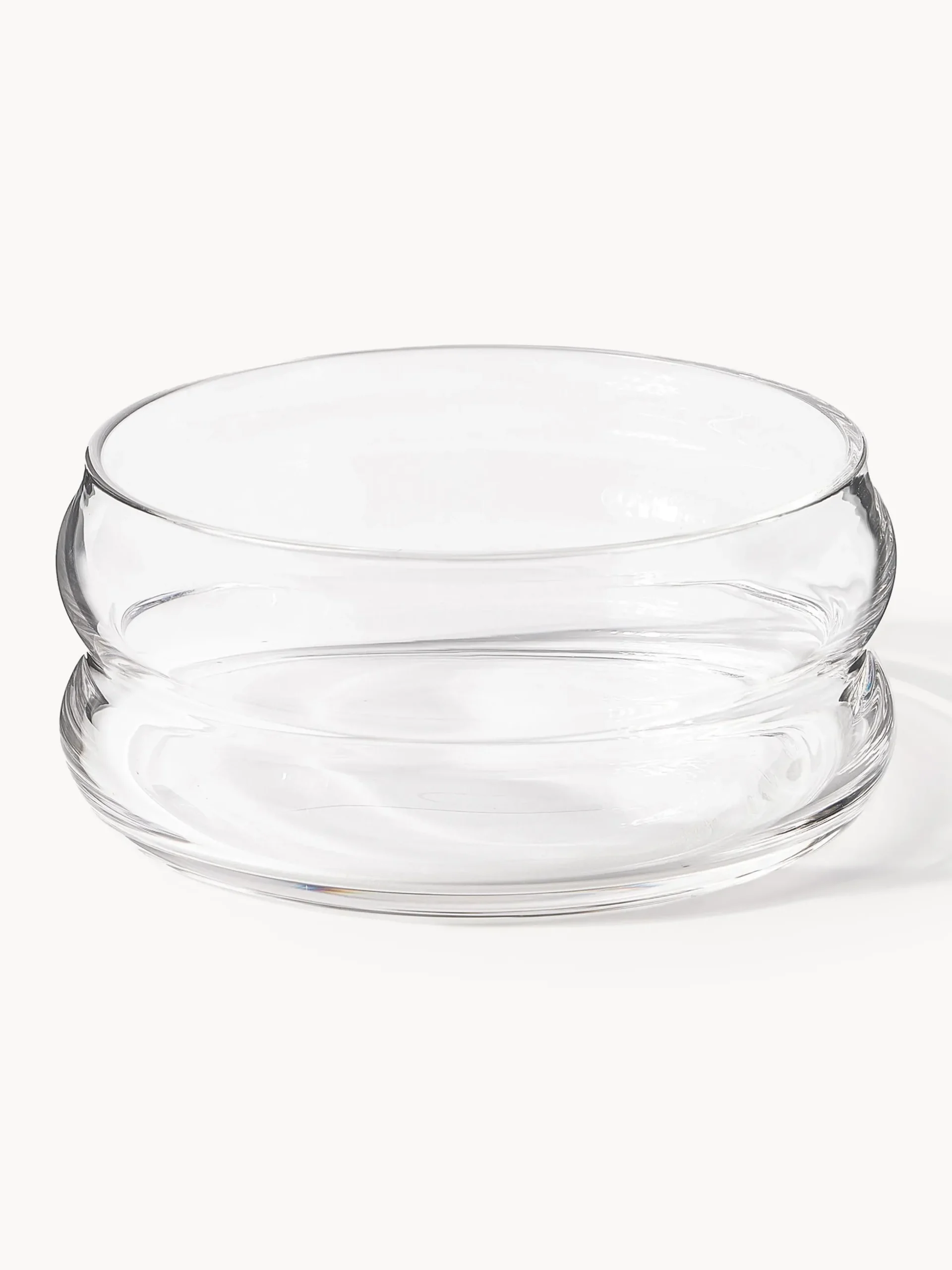 Set di 4 ciotole in vetro soffiato Bubbly