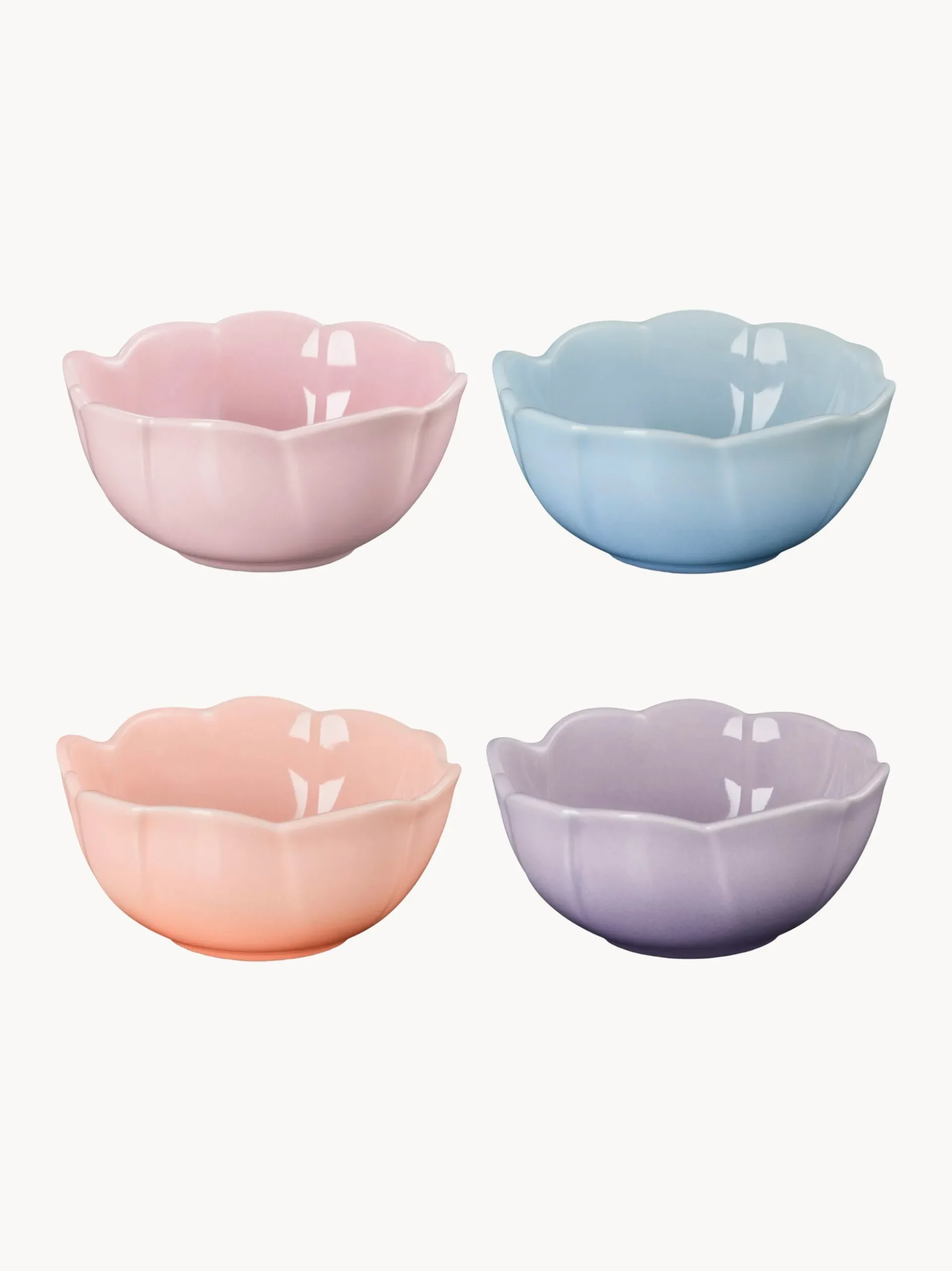 Set di 4 ciotole Petal