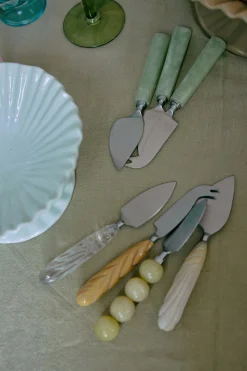 Set di 3 coltelli da formaggio in acciaio inossidabile Muriel