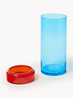 Set di 3 contenitori in vetro soffiato Multi