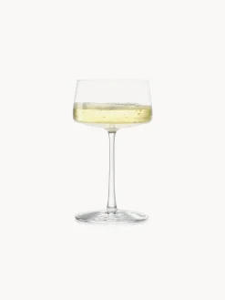 Set di 6 coppe da champagne in cristallo Power