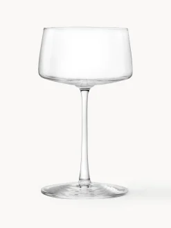 Set di 6 coppe da champagne in cristallo Power