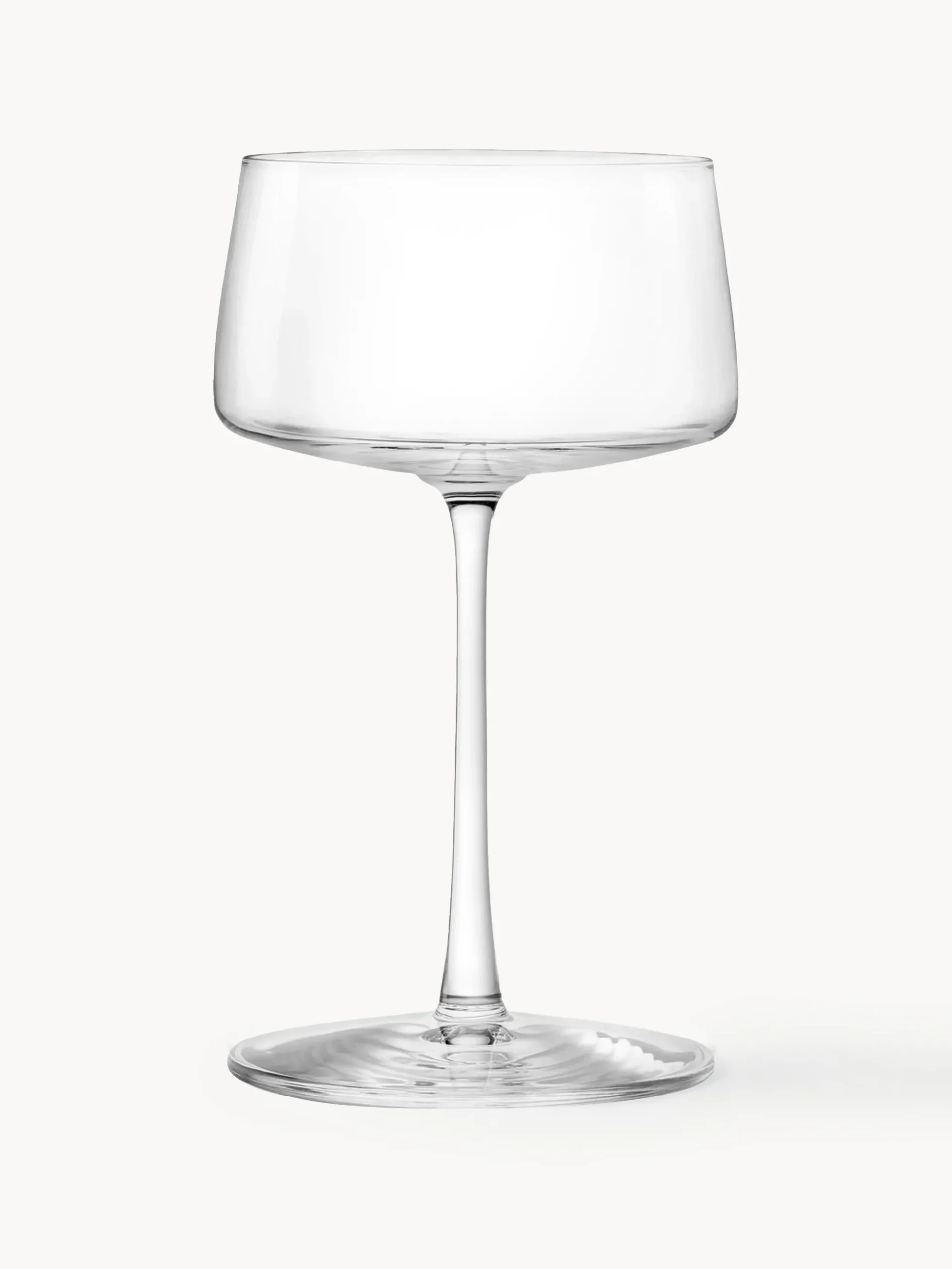 Set di 6 coppe da champagne in cristallo Power