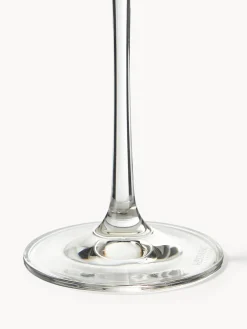 Set di 6 coppe da champagne in cristallo Gwenda