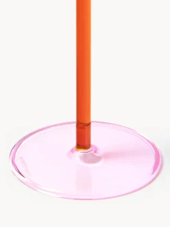 Set di 4 coppe da champagne in vetro soffiato Karisa