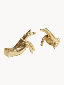 Set di 2 fermalibri Holding Fingers