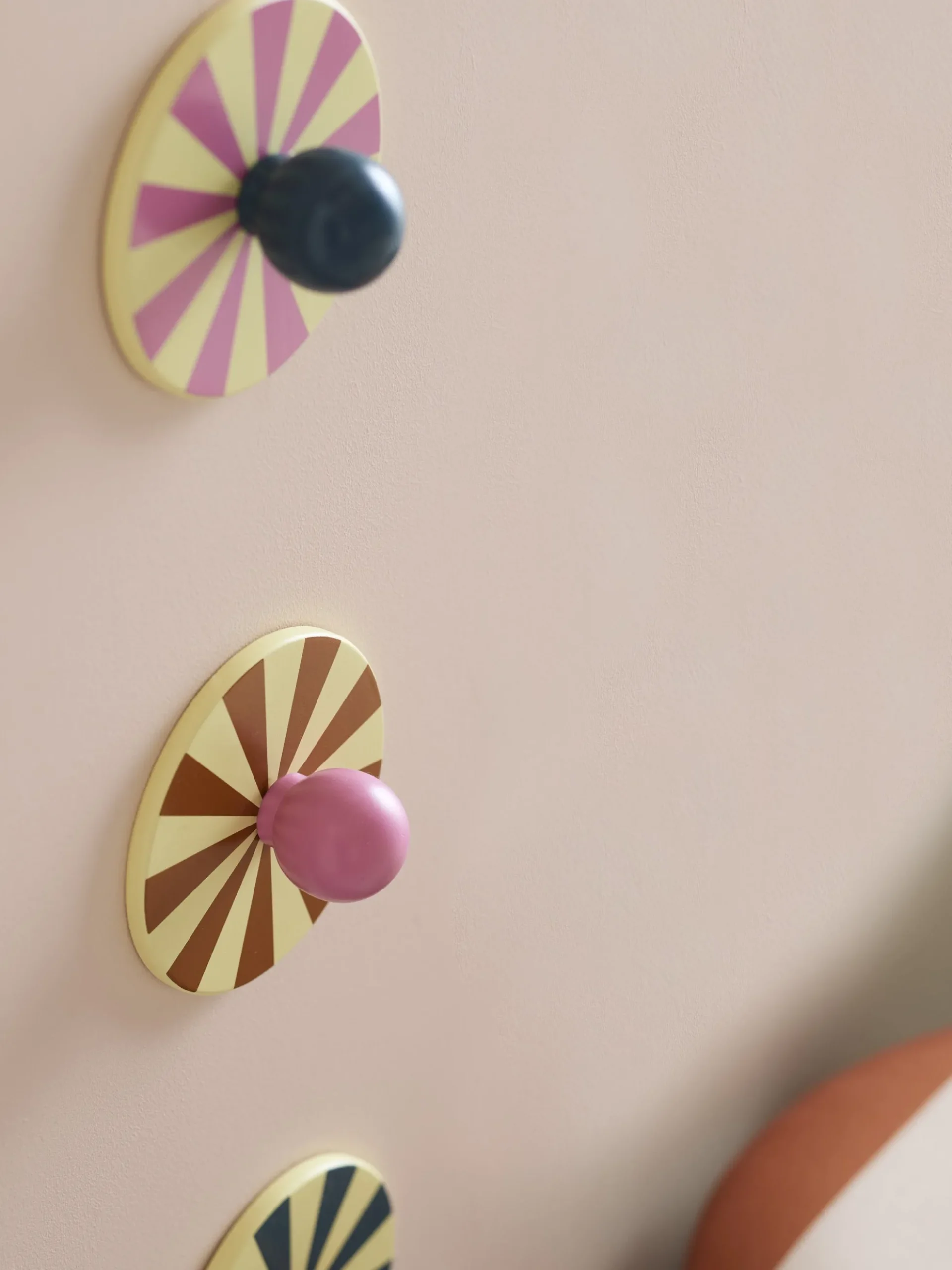 Set di 3 ganci da parete Circus