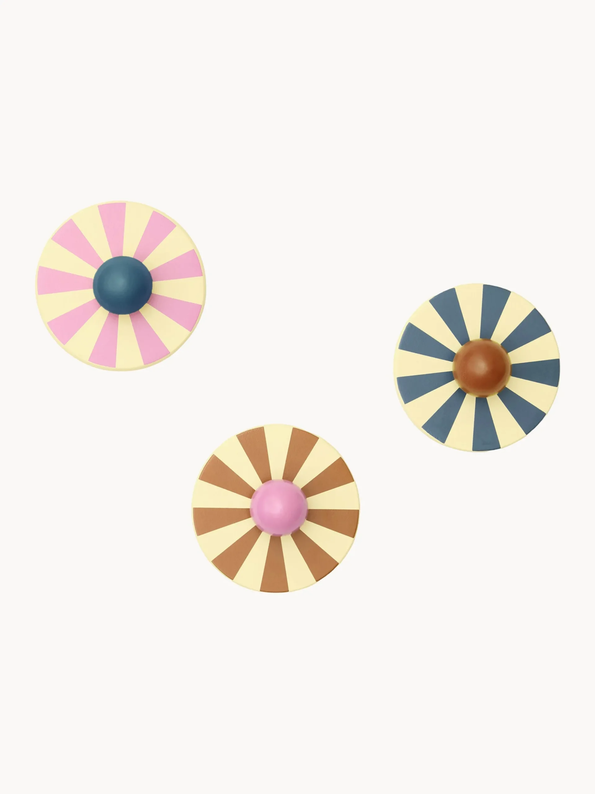 Set di 3 ganci da parete Circus