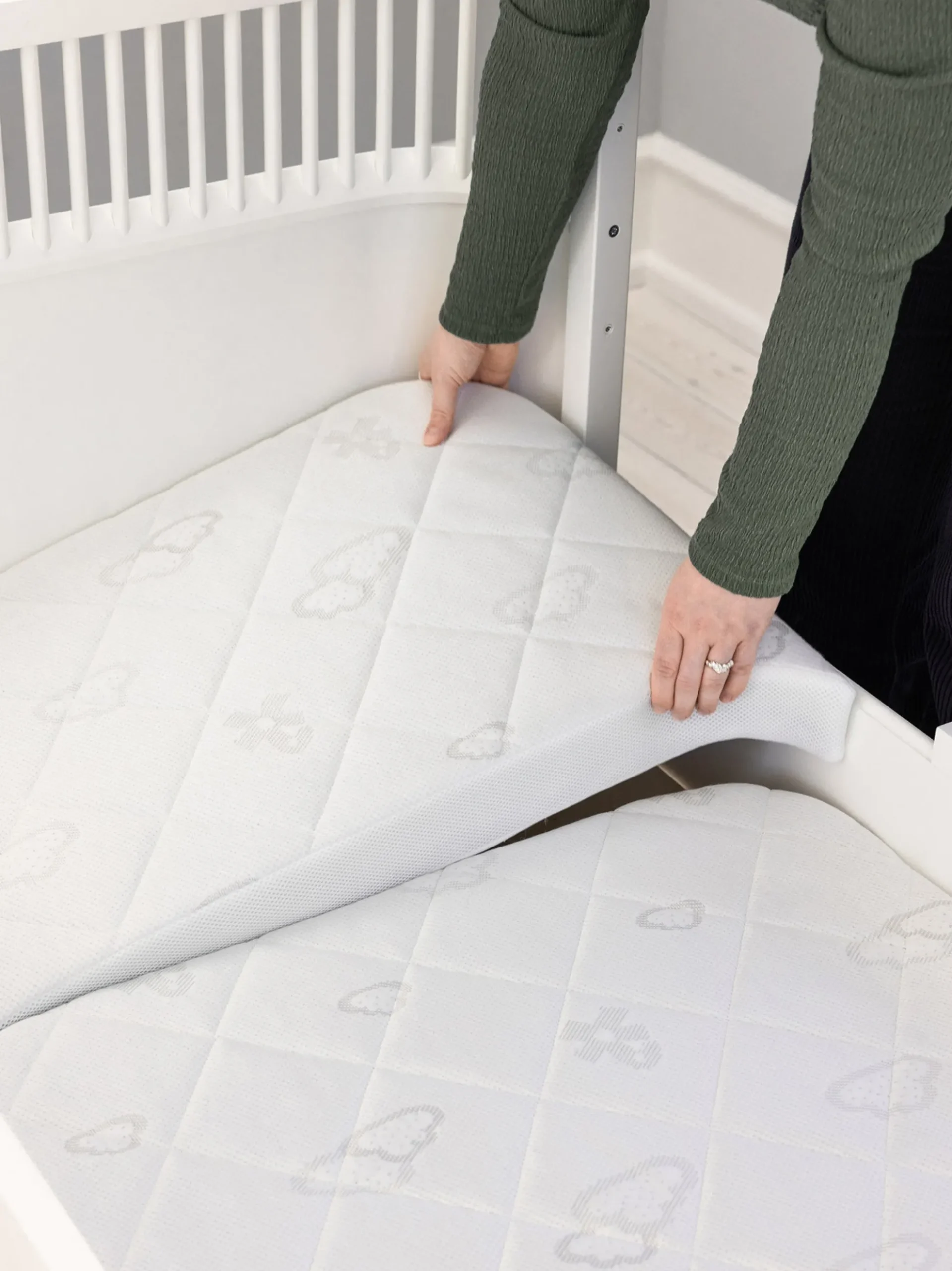 Set di 2 materassi estensibili per lettino Baby & Jr.