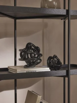 Set di 2 oggetti decorativi a nodo in vetro Nola