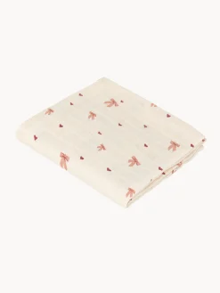 Set di 2 panni in mussola di cotone organico Bows