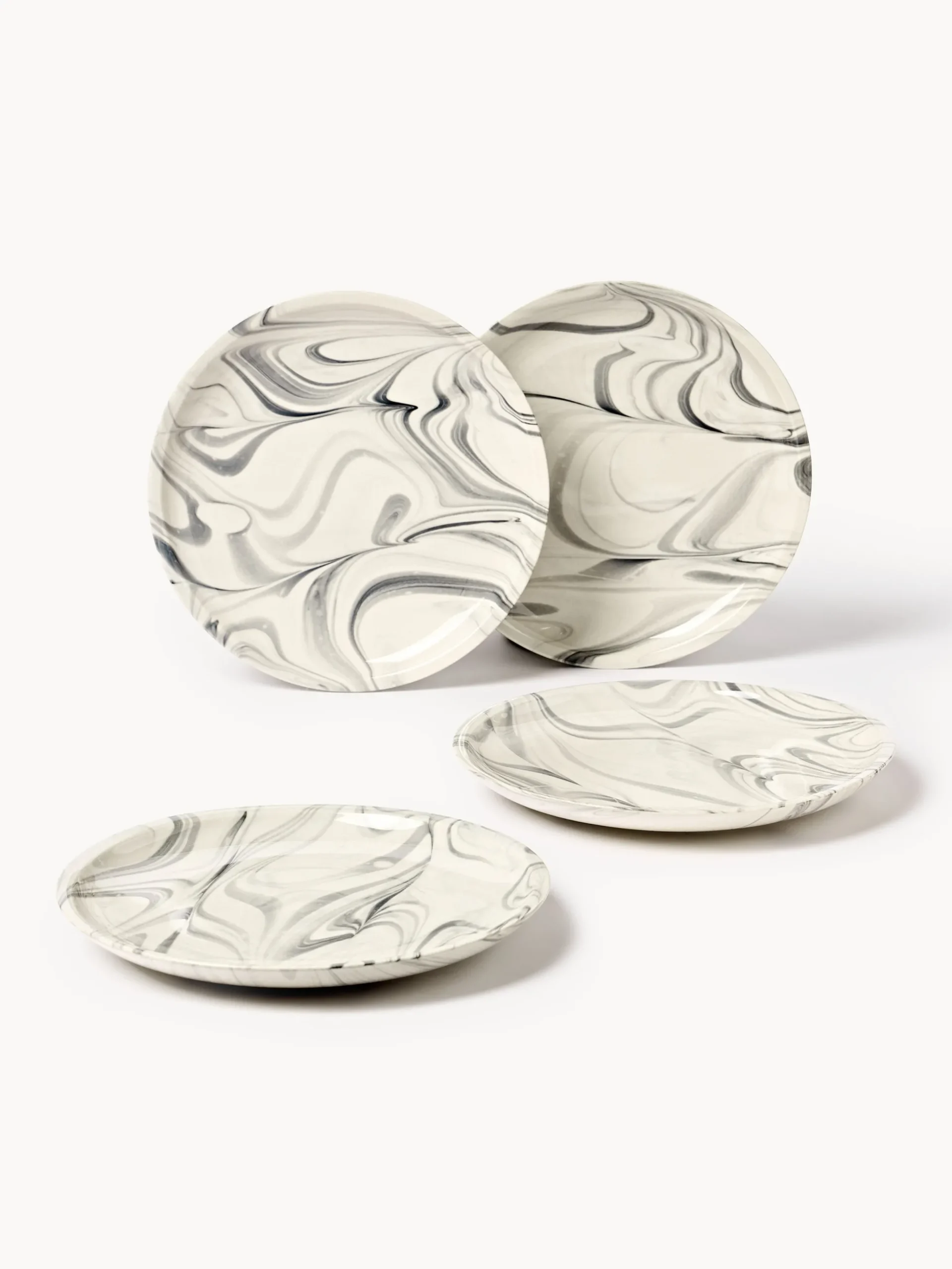Set di 4 piatti da colazione Marby