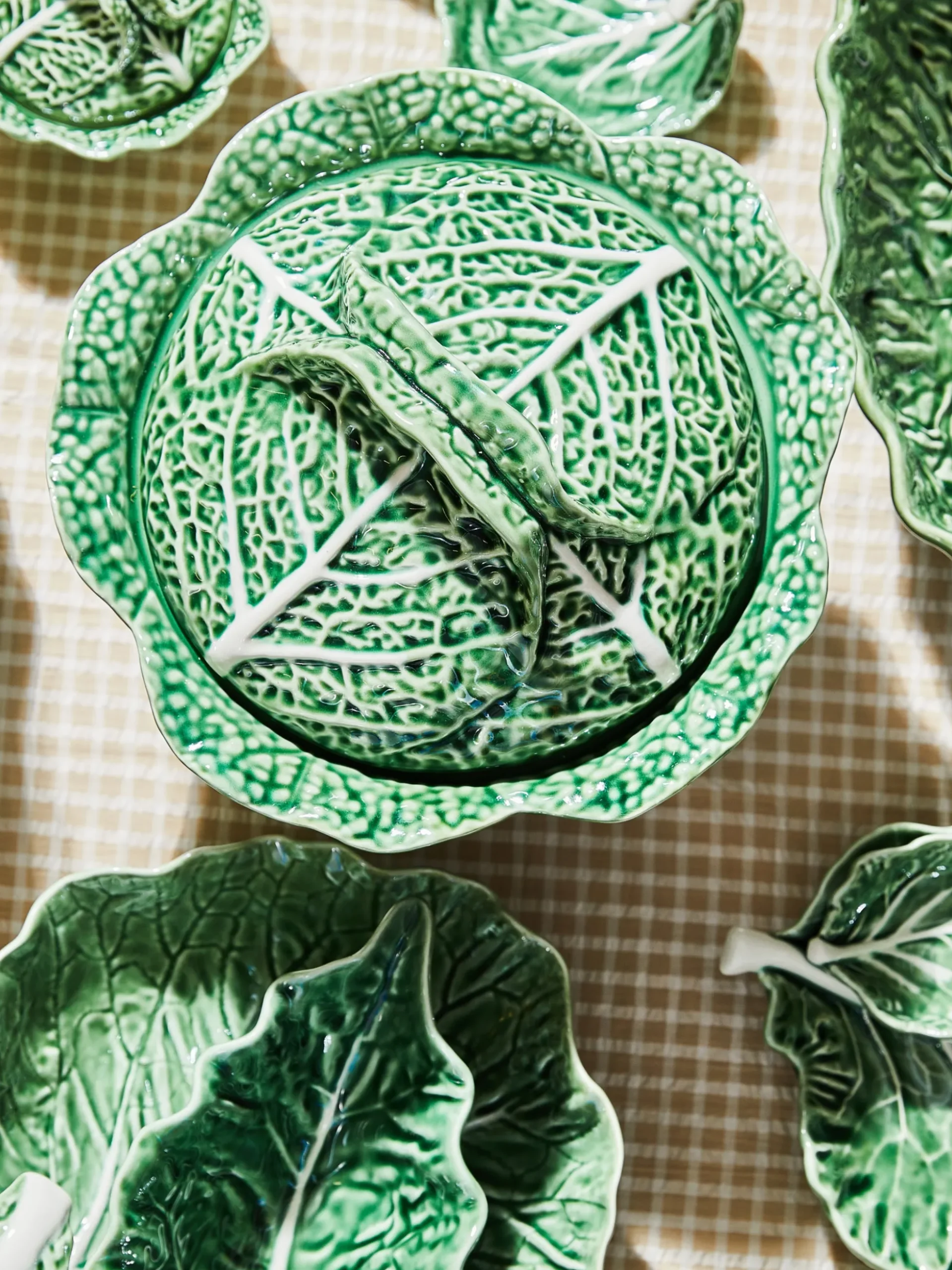 Set di 2 piatti da portata Cabbage