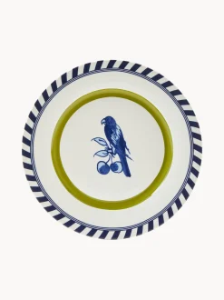 Set di 2 piatti piani Bird Patterned