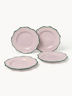 Set di 4 piatti piani Crumble