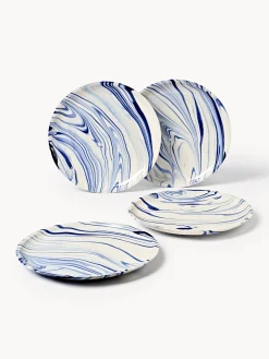 Set di 4 piatti piani Marby