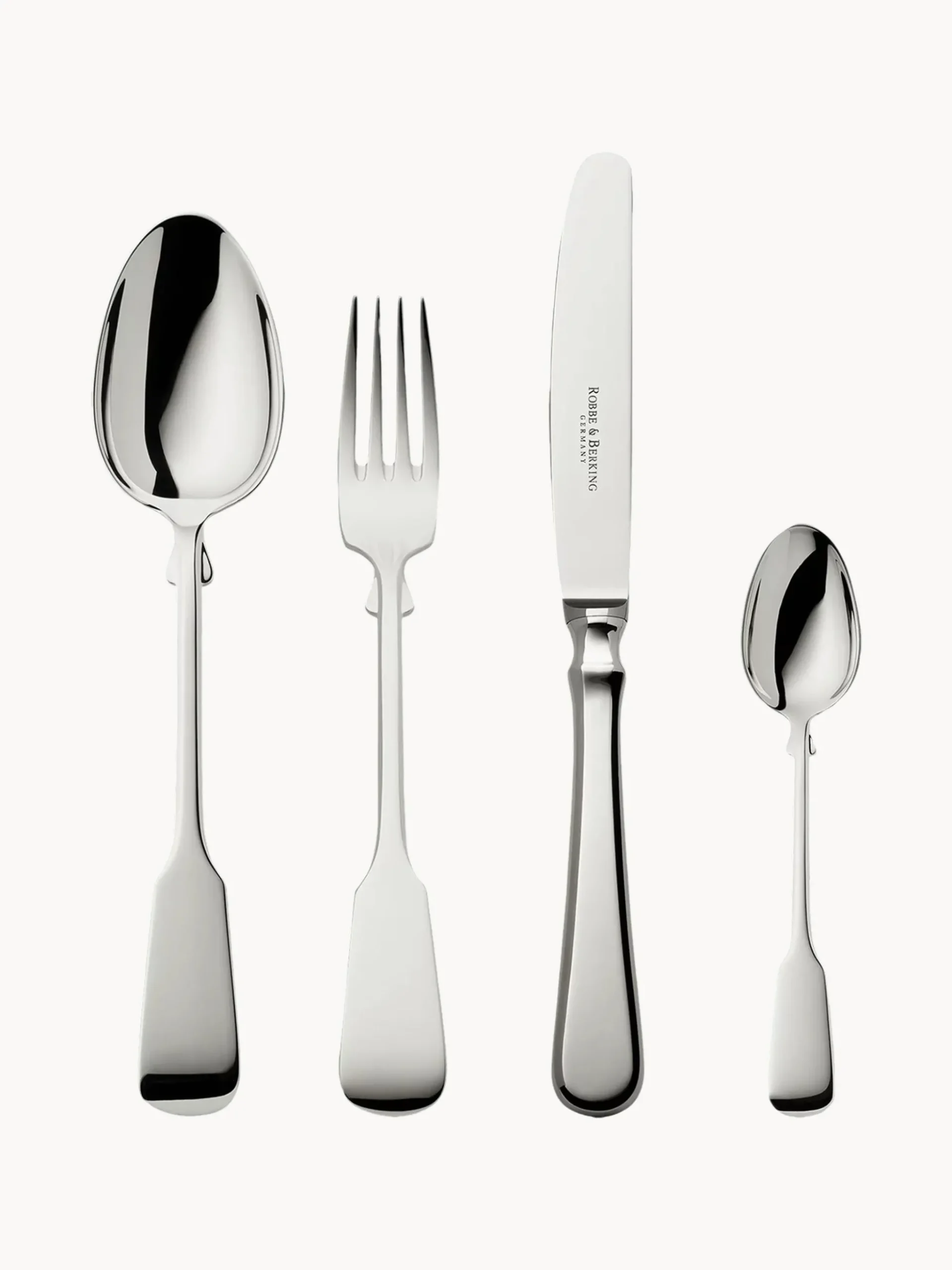 Set di 24 posate fatte a mano lucidate a specchio Spaten in scatola, 6 persone